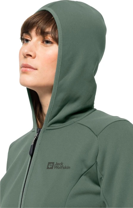Jack Wolfskin Baiselberg Hoody FZ Jacke picnic green (Damen)