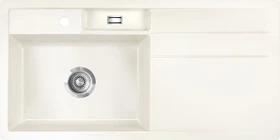 systemceram Bela 100 F Einbau Becken links magnolie