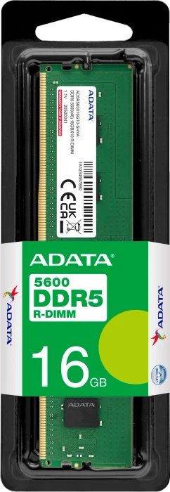 ADATA RDIMM 16GB, DDR5-5600, CL46-45-45, X8, reg ECC, tray