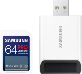 Samsung PRO Ultimate R200/W130 64GB USB-Kit, UHS-I U3, Class 10