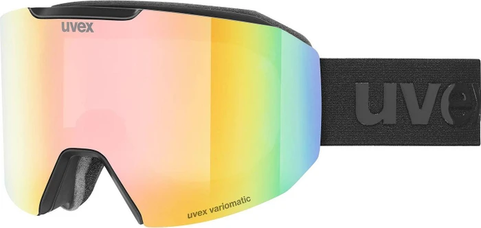 UVEX Evidnt Attract V black matt/vario rainbow mirror