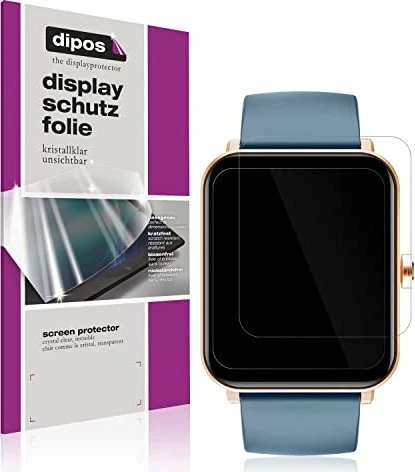 dipos Displayschutzfolie Crystalclear für Smartwatches