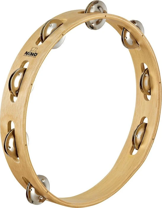 Nino Holz Tamburin 10" 1-reihig