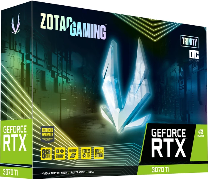 Zotac Gaming GeForce RTX 3070 Ti Trinity OC, 8GB GDDR6X, HDMI, 3x DP