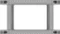 Lanberg Open Rack Series 19" Open Frame Rack 32HE, 4-Pfosten, mit Rollen, Flat Pack, tiefenverstellbar, 430-590mm, RAL 7035, 800mm tief Vorschaubild