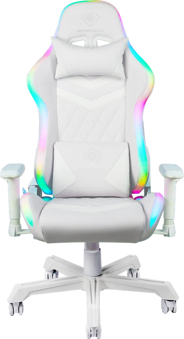 Deltaco Gaming WCH90 RGB Gamingstuhl, weiß