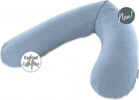 Theraline Bambus-Kollektion Stillkissen Das Original melange blau-grau