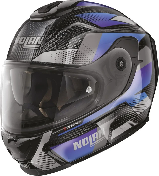 Nolan X-903 Ultra Carbon Highspeed schwarz/grau/violett/grün