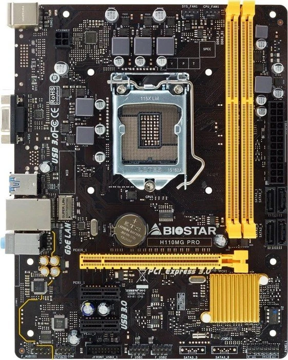 Biostar H110MG Pro (Intel 1151)