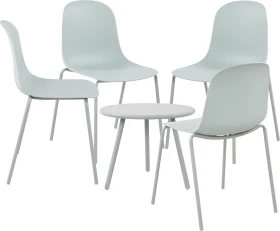 CLP Berdin Gartenmöbel-Set türkis,   5-tlg.