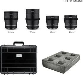Samyang VDSLR Kofferset MK2 für Sony E