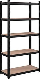 Songmics Schwerlastregal 90x180x40cm schwarz