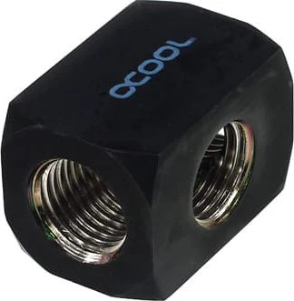 Alphacool Anschlussverteiler 3-Fach G1/4", schwarz