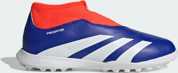 adidas Predator League Laceless Turf Boots lucid blue/cloud white/solar red (Junior)
