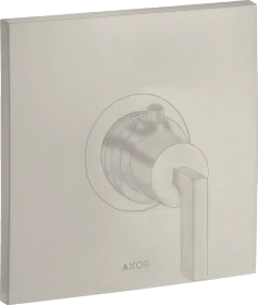 Hansgrohe Axor Citterio Thermostat HighFlow Unterputz mit Hebelgriff edelstahloptik