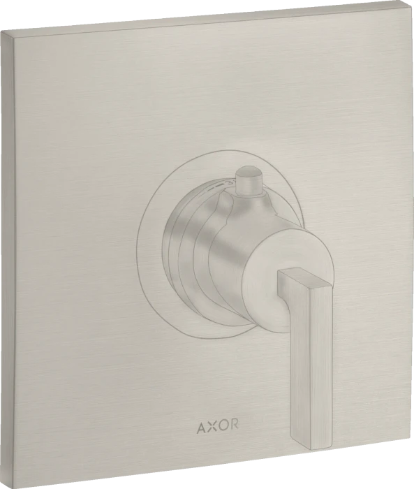 Hansgrohe Axor Citterio Thermostat HighFlow Unterputz mit Hebelgriff edelstahloptik