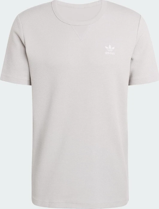 adidas Trefoil Essentials Waffle T-Shirt kurzarm grey two (Herren)
