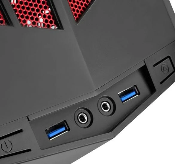 SilverStone Raven X RVX01 rot, Acrylfenster