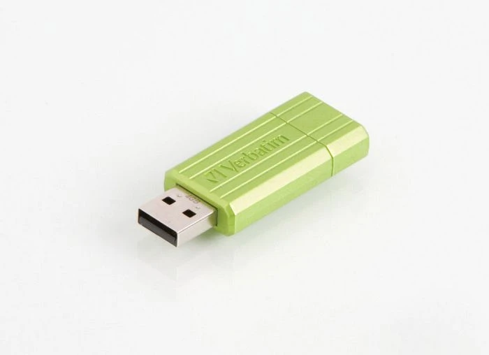 Verbatim Store 'n' Go PinStripe 16GB grün, USB-A, USB 2.0