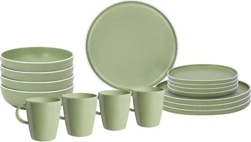 Brunner Lunch Box Geschirrset dolomit green