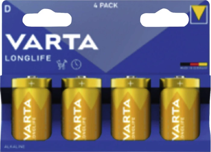 Varta Longlife Mono D, 4er-Pack
