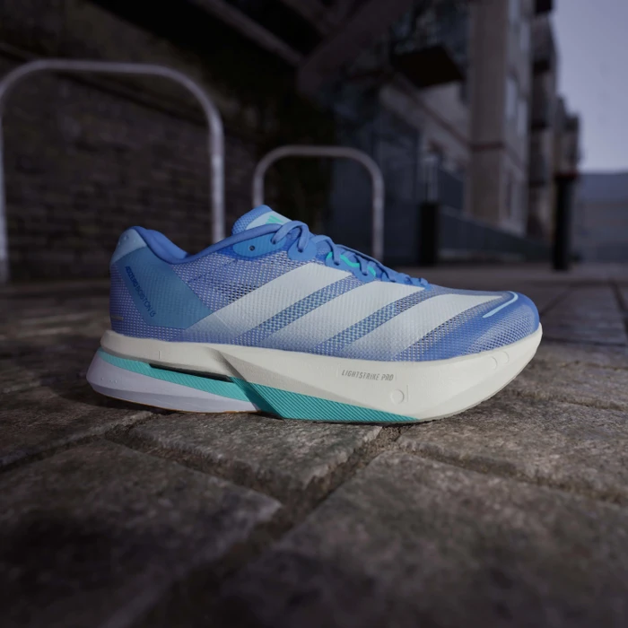 adidas Adizero Boston 13 blue fusion/zero metalic/glow blue (Damen)