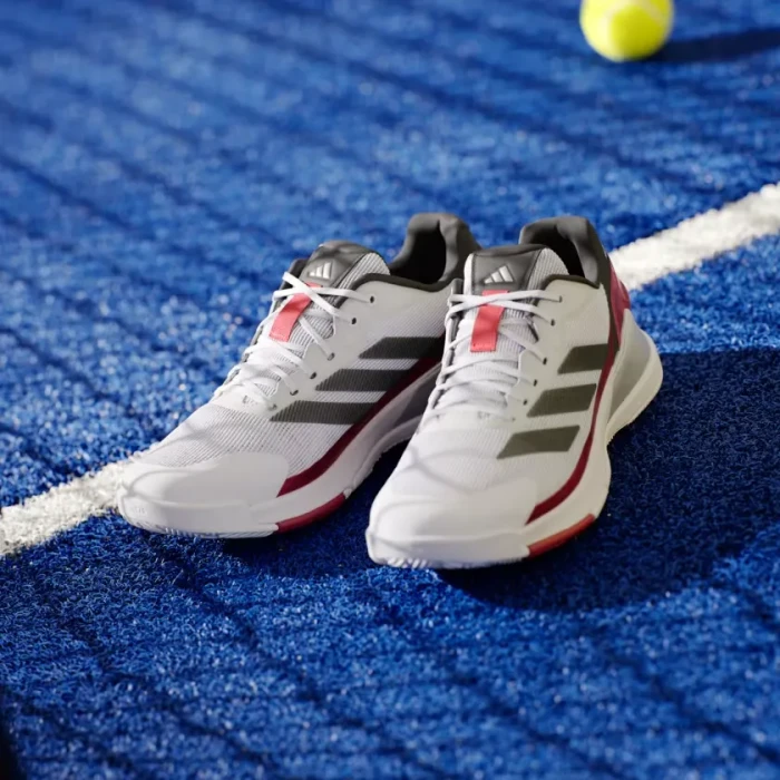 adidas Crazyquick Padel cloud white/core black/lucid red (Herren)
