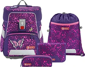 Step by Step Space Shine Butterfly Night Ina Schultaschen-Set, 5-tlg.