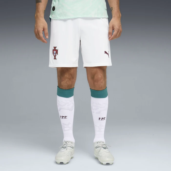 Puma FIFA WM 2026 Portugal Heimshorts puma white/green lagoon (Herren)