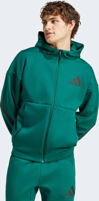 adidas Z.N.E. Zip Hoodie collegiate green (Herren)