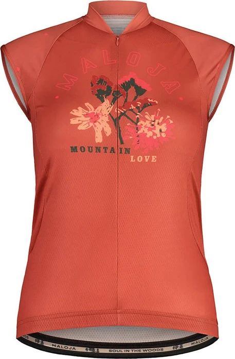 Maloja Vanilm. Top Trikot ärmellos rosehip (Damen)