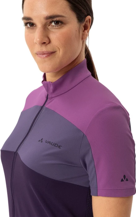 Vaude Matera FZ Trikot kurzarm eggplant (Damen)