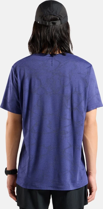 Odlo Zeroweight Engineered Chill-Tec Laufshirt kurzarm skipper blue melange (Herren)