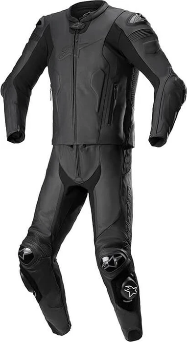 Alpinestars Missile V2 2-Teiler Motorrad Lederkombi schwarz (verschiedene Größen)
