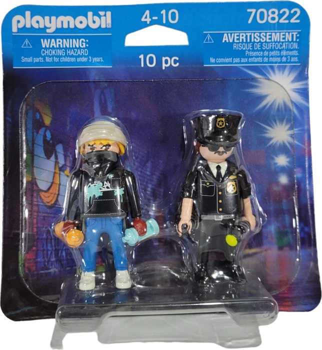 playmobil City Action Duo Pack Polizist und Sprayer