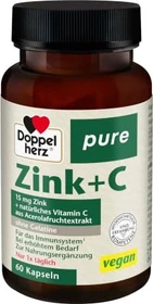 Doppelherz pure Zink + C Kapseln, 60 Stück
