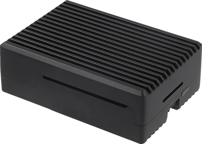Geekworm Aluminiumgehäuse Heavy-duty für Raspberry Pi 5, schwarz