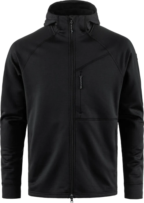 Fjällräven Abisko Grid Fleece Funktionsjacke schwarz (Herren)