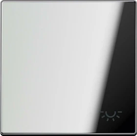 Jung Serie LS Wippe Symbol Licht, glanzchrom