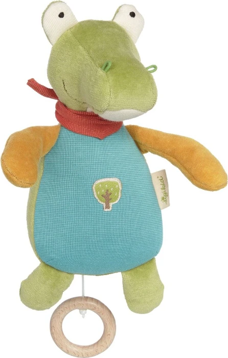 Sigikid Green Collection Baby Spieluhr Krokodil 21cm