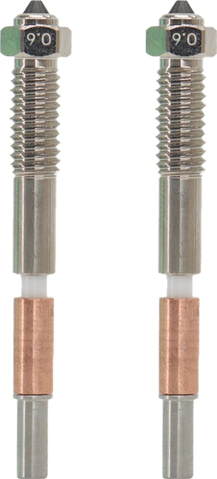 QIDI Druckdüse Bimetal für Plus4 2er-Set, 1.75mm, 0.6mm, 2er-Pack