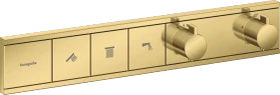 Hansgrohe RainSelect Thermostat Unterputz für 3 Verbraucher polished gold optic