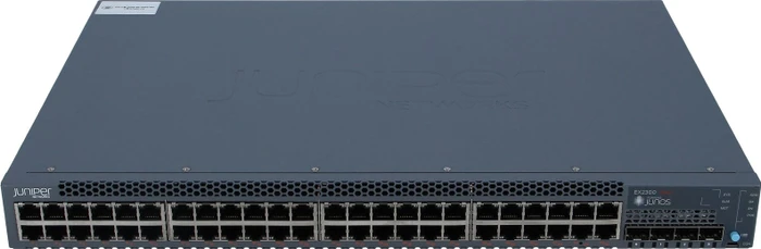 Juniper EX2300 Rackmount Gigabit Managed Switch, 48x RJ-45, 4x SFP+, 740W PoE+