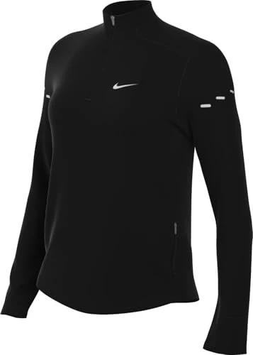 Nike Swift Dri-FIT UV 1/4-Zip Laufshirt langarm schwarz (Damen)