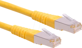 Roline / Secomp GHMT Patchkabel, Cat6, S/FTP, RJ-45/RJ-45, 20m, gelb