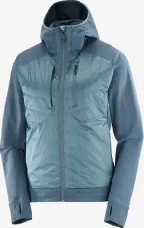 Salomon Elixir Hybrid Hooded Funktionsjacke midnight navy (Damen)