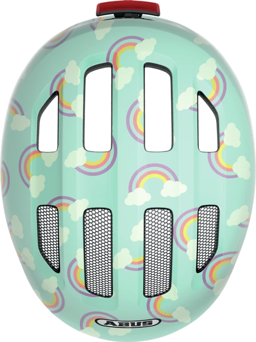 ABUS Smiley 3.0 LED Kinderhelm blue rainbow