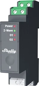 Shelly Qubino Wave Pro 2, 2-Kanal, 1TE REG, Schaltaktor