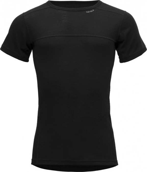 Devold Lauparen Merino 190 Funktionsshirt kurzarm schwarz (Herren)