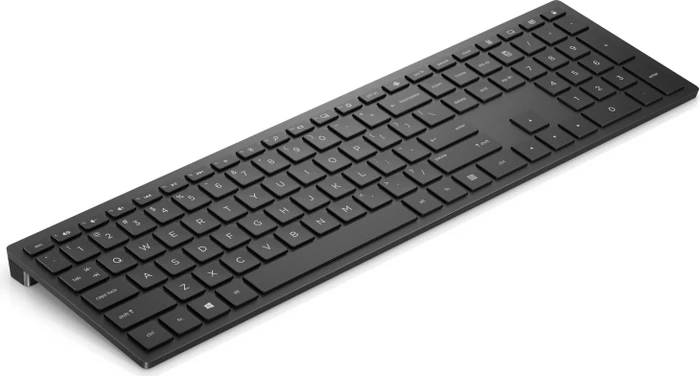 HP Pavilion 600 Wireless Keyboard, schwarz, USB, DE